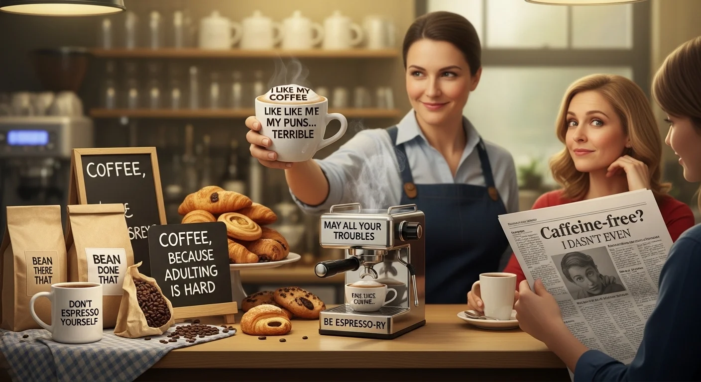 Espresso Puns ☕🔥