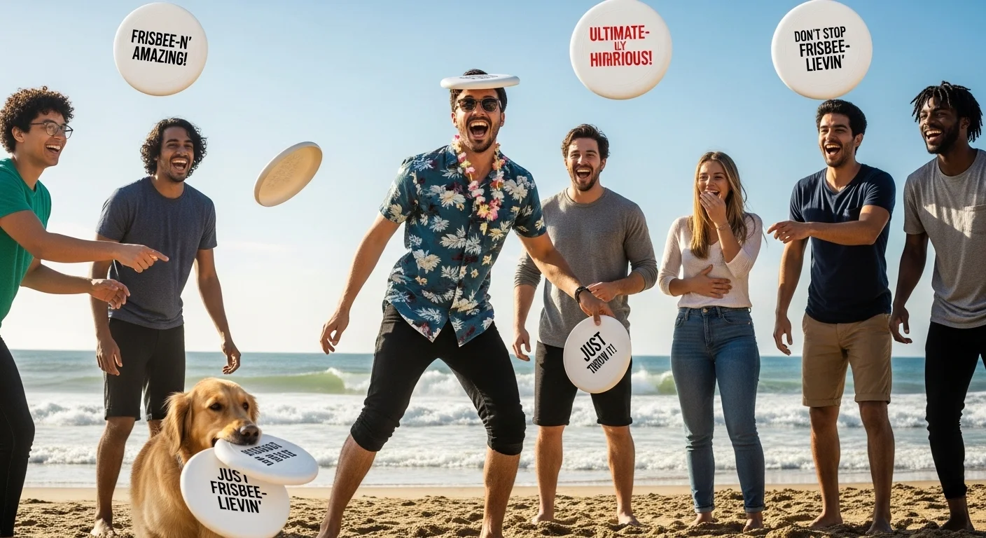📸 Frisbee Caption Puns 😂