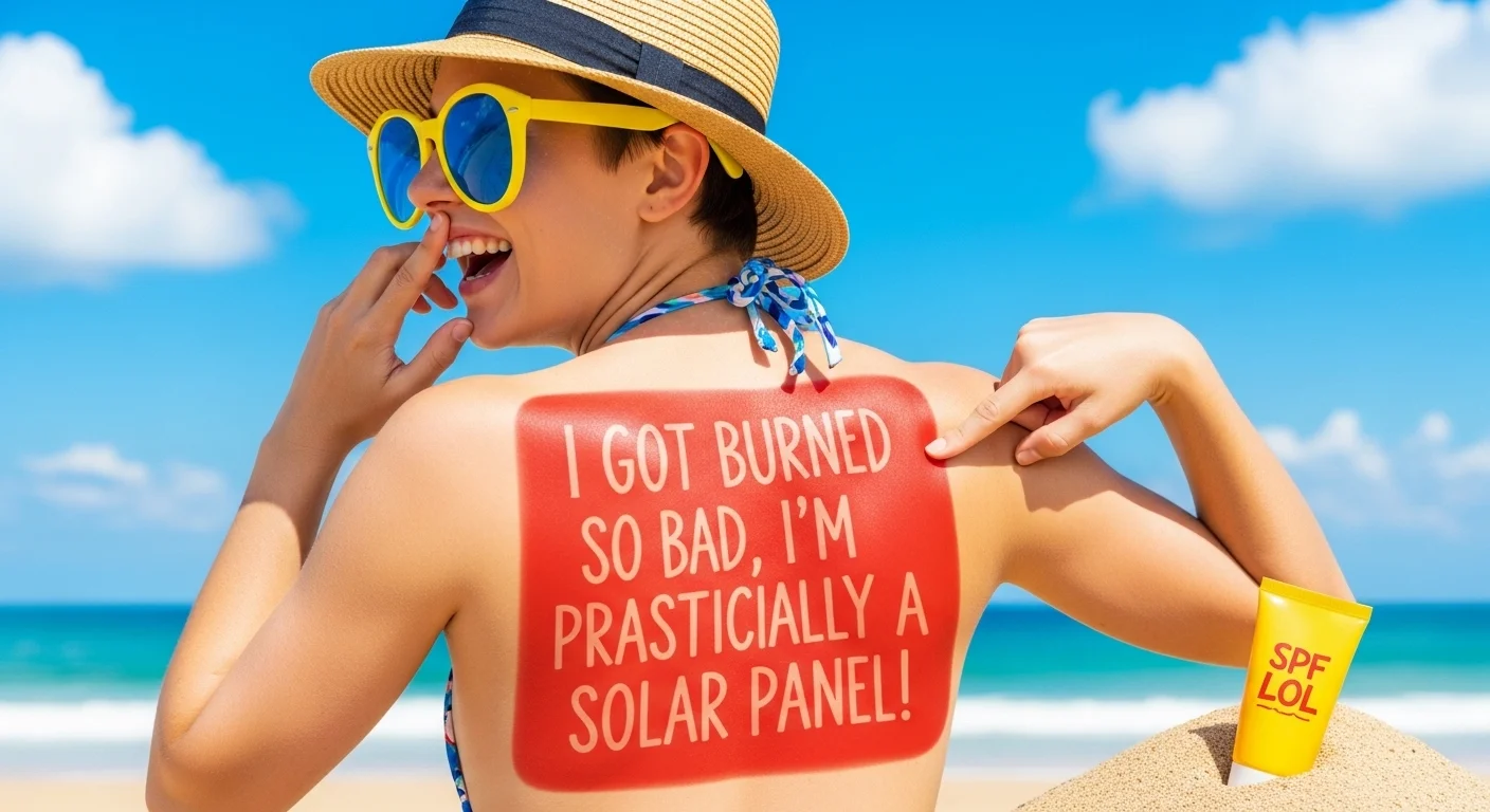 😂 Sunburn Humor (Light & Funny)