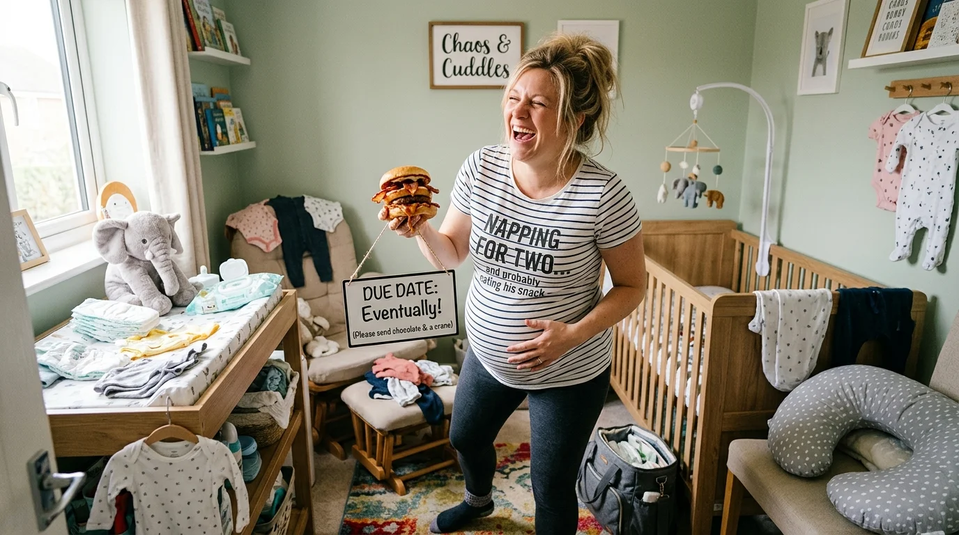 Caption-Ready Maternity Jokes 📱