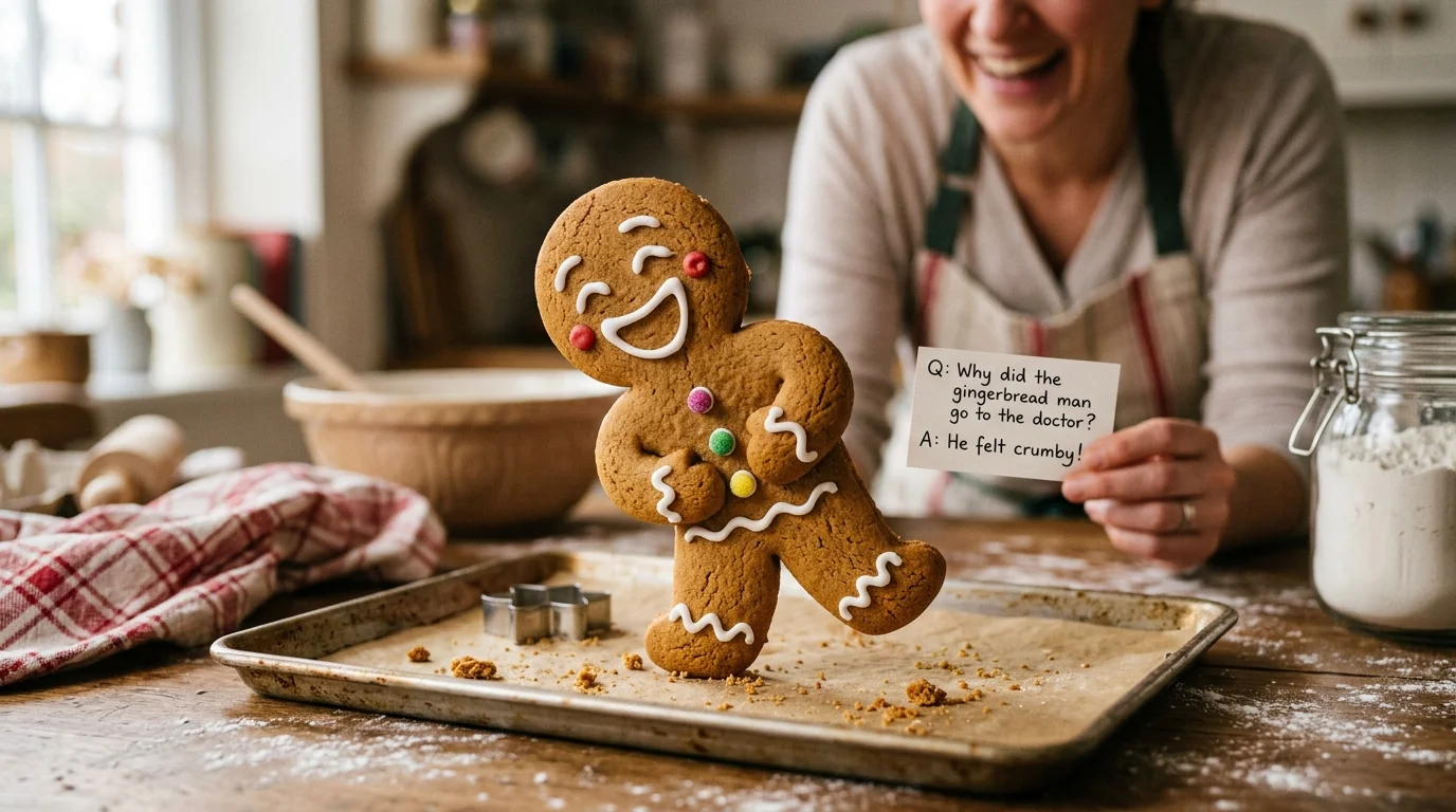 Random Gingerbread Fun Jokes 🎉