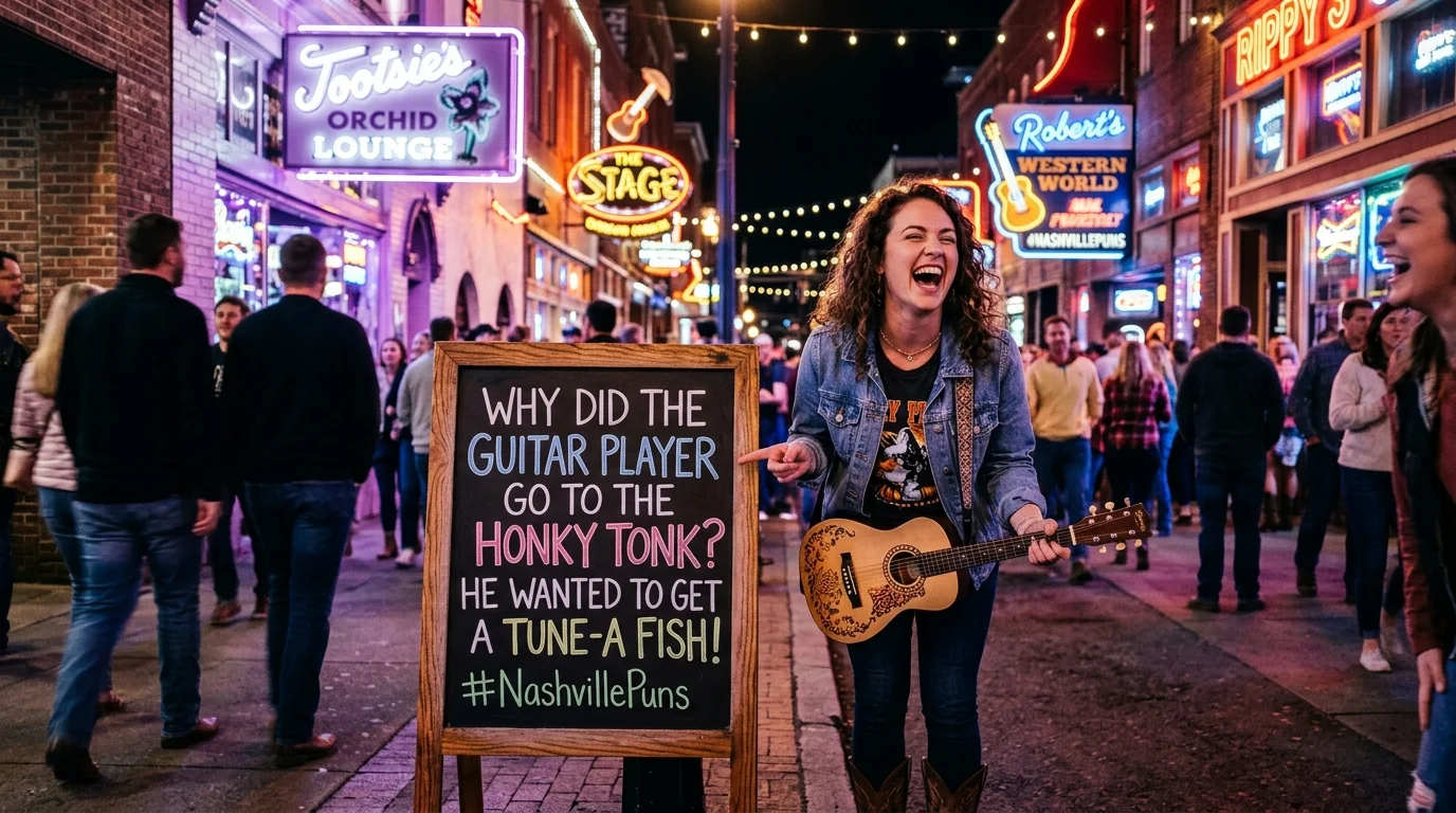Random Nashville Fun Jokes 🎤