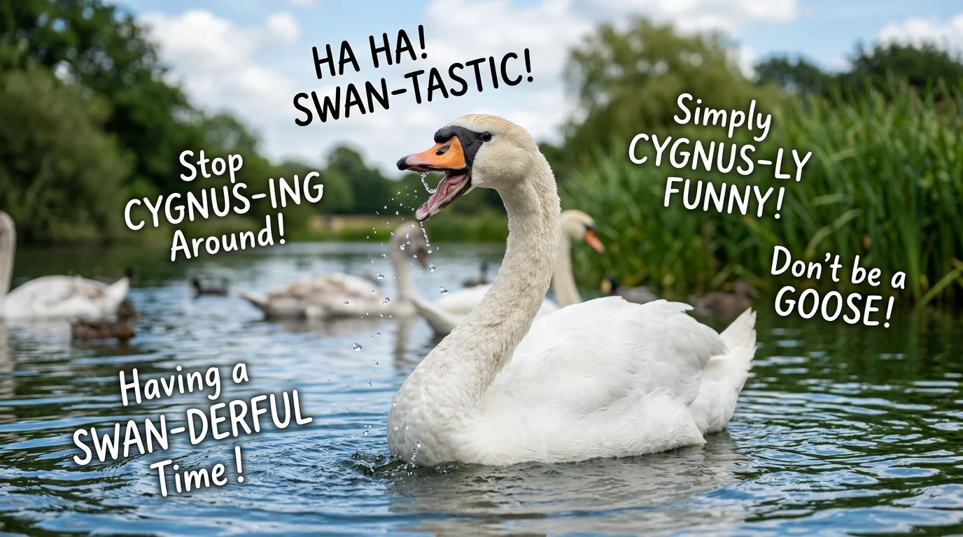 Random Swan Fun Jokes 🎉