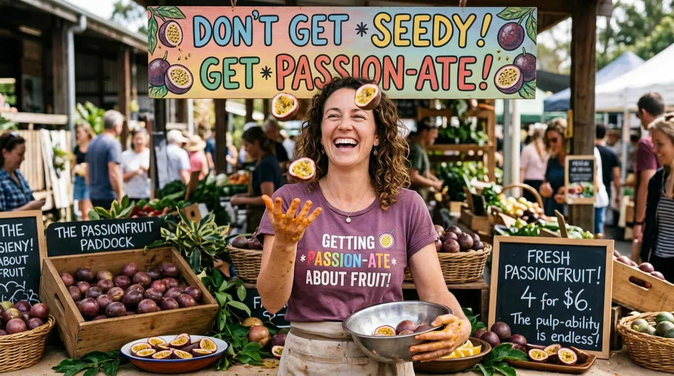 📸 Passionfruit Caption Puns 😂