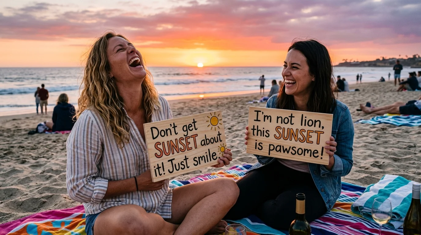 Classic Sunset Puns 🌅