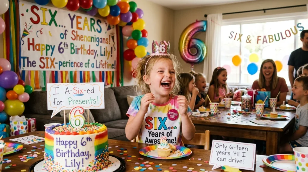 6th birthday puns