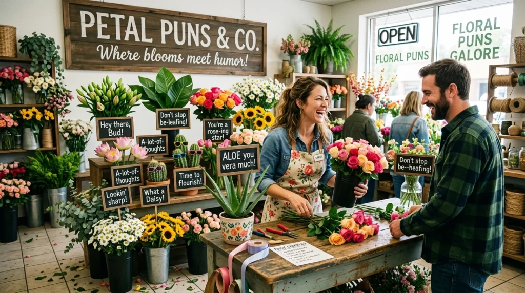 floral puns