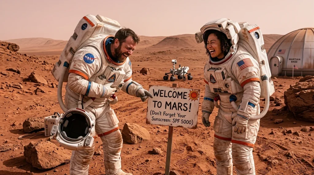 mars jokes